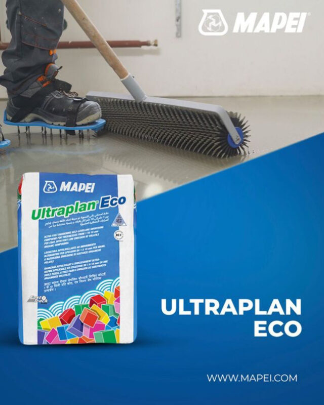 Mapei - Ultra-fast hardening self-levelling smoothing compound with very low VOC content