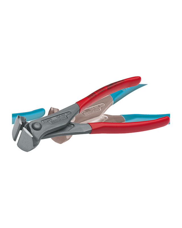 These END CUTTING NIPPERS are induction-hardened cutters that allow cutting of both hard and soft wires with ease